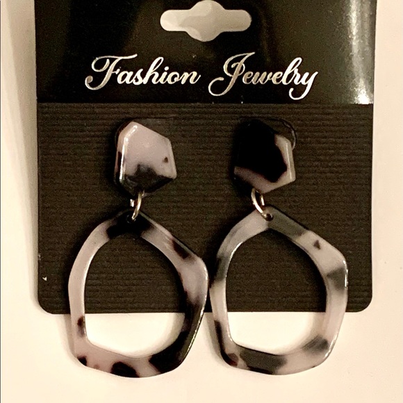Acrylic Stud Hoop Earrings $9 - Picture 10 of 10